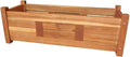 Outdoor Garden Raised Planter Box Backyard Patio Planter Raised Beds for Flowers Herbs Fruits Garden Raised Bed Acacia Wood 29.9x10.9x9.8 [Lightning Shipping]