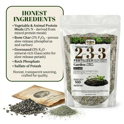 Old Cobblers Farm Wicked Organic Seed Starter Fertilizer 2-3-3 – Gentle Nutrition for Strong Root Development (5 lbs | 10 lbs | 15 lbs | 20 lbs) (10 lbs)