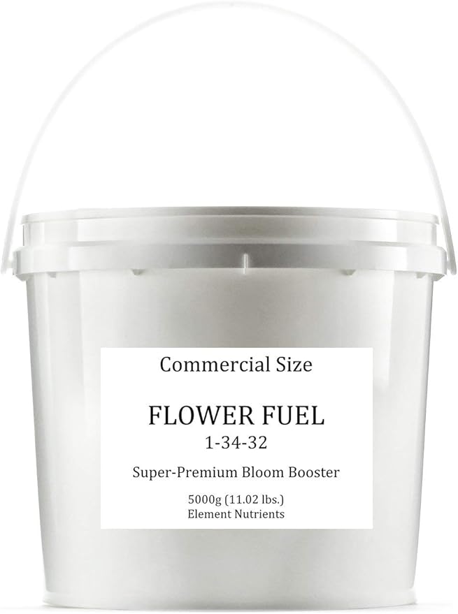 Bloom Booster and Yield Enhancer for Plants - Big Heavy Healthy Harvests for Use in Soil and Hydroponics - Concentrated Phosphorus and Potassium - Flower Fuel 1-34-32 5000g