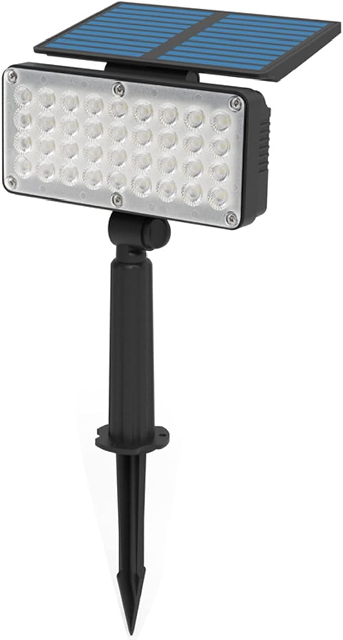LED Outdoor Solar Lights Waterproof Landscape Spotlights RGB Garden Lights Wireless Solar Powered Outdoor Lights/Lighting for Yard Walkway Driveway Porch Patio