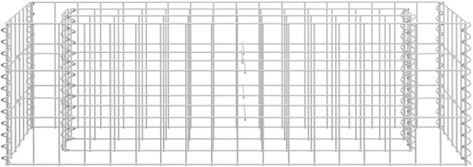 YAFF Gabion Raised Bed Galvanized Steel 35.4x11.8x11.8 (9.24lbs)