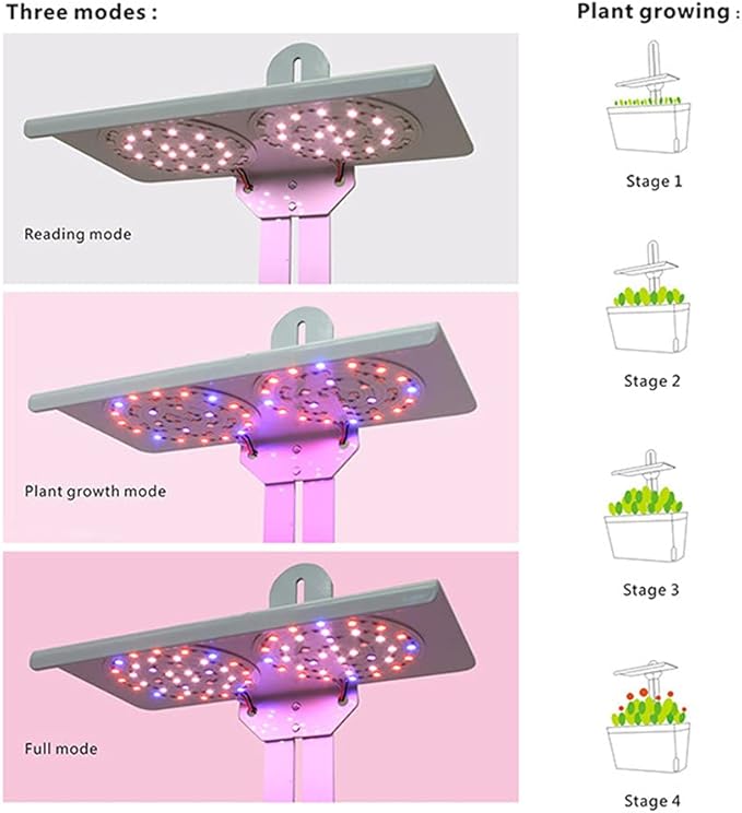 Smart Garden hydroponics Growing Kits Compatible with Any Seed - Smart Indoor Gardening System with LED Plant Grow Light - Grow kit - Indoor herb Garden