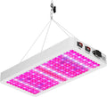 500W Green Gorw Light LED Full Spectrum Indoor Planting Lamps UV IR Plant Panel Lights Veg/Bloom 2Modes Dimmable AC100-277V Sunlight Fill Lighting Red Bule Greenhouse Tent Hydroponic with Hook US Plug