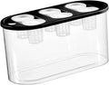Hydroponics Grower Box Desktop Micro Landscape Tank with 6 Holes Indoor Tabletop Mini Aquarium for Vegetables Plants and Fish- Black