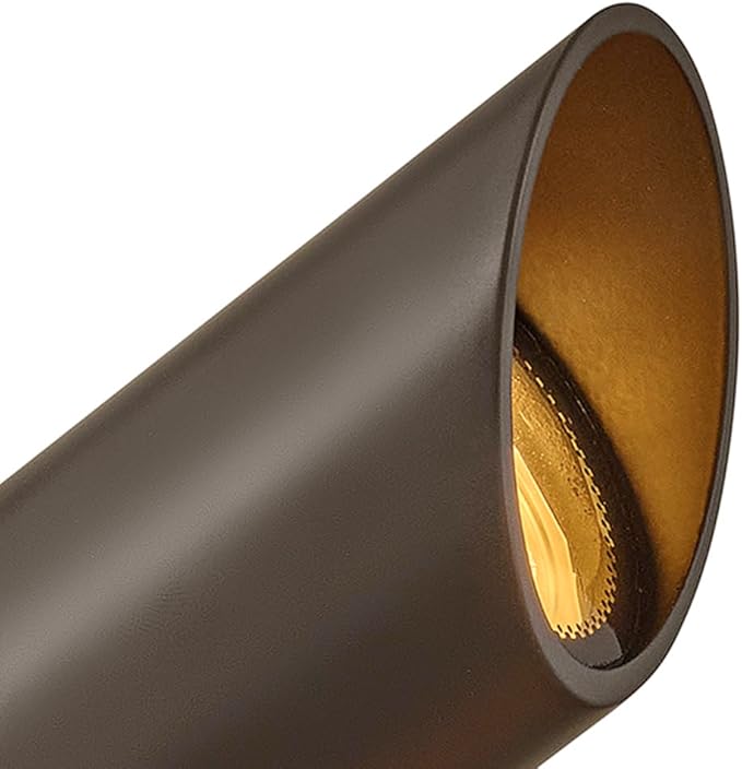 Hinkley Landscape Lighting Spot Light MR16 LED Bulb Required 50w Bronze Clear Lens