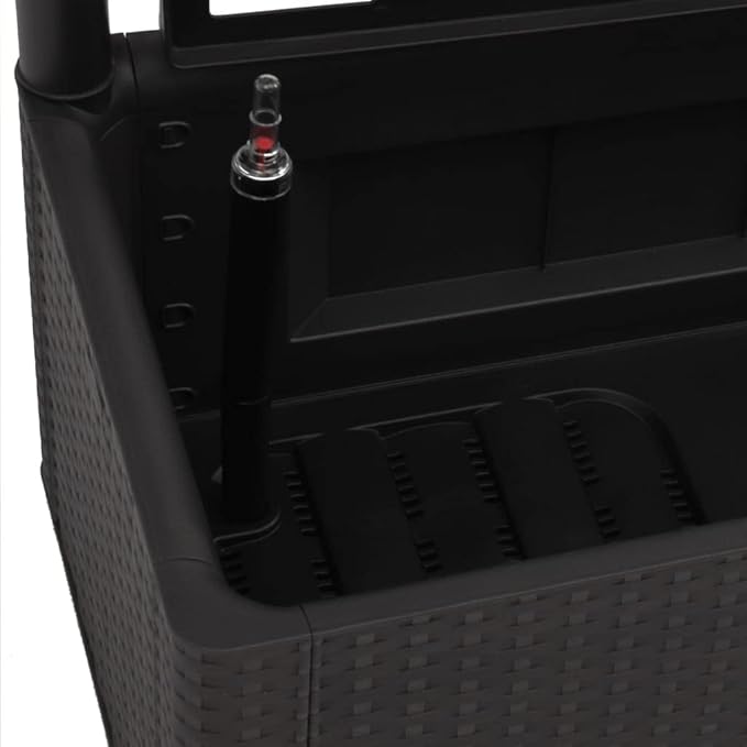 SKM Garden Raised Bed with Trellis and Self Watering System Anthracite (Weight-29KG)