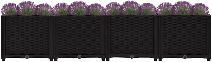 Raised Bed 63x15.7x15 Polypropylene kWeight-20 lbs