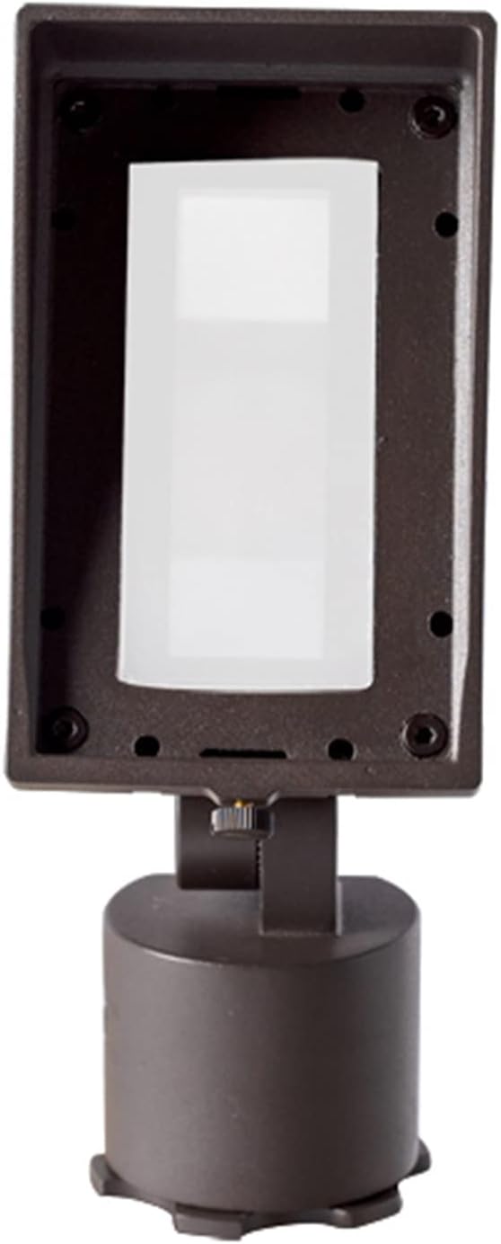 WAC Landscape Lighting Wall Wash Light LED 12V with Adjustable Beam Angle and Integral Brightness Control 3000K in Bronze