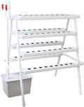 Hydroponics Growing System72 pots Food-Grade PVC-U Pipe for Beginners for Herbs Fruits Vegetables Without Water Tank GYL24824