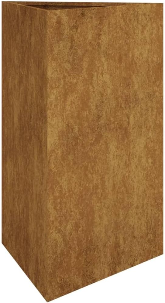 Garden PlanterGreenhouse PlanterDecorative Patio PlantersPatio Raised BedsVegetable PlantersHerb Plantersfor HerbsFruitsDeep-Rooted VegetablesFlowers19.7x16.9x29.5 Corten Steel