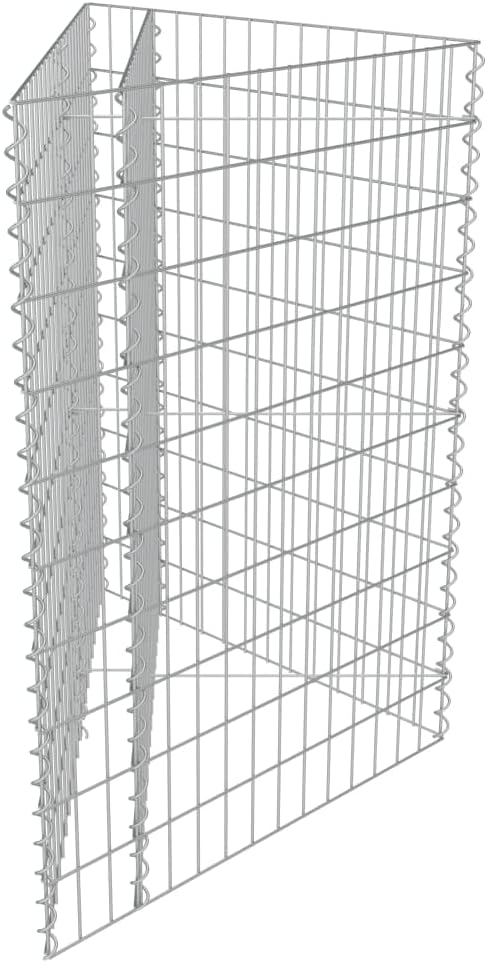 SKM Gabion Raised Bed Galvanized Steel 29.5x29.5x39.4