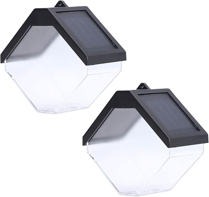 Solar Wall Lights Dual Light Modes IP55 Waterproof Long Life Time Solar Landscape Spotlights Outdoor for Garden Yard