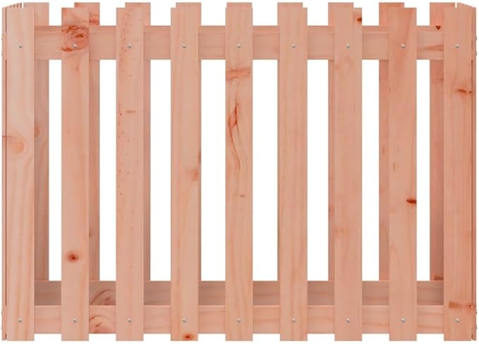 Garden Raised Bed Natural Solid Douglas Fir Wood Medium 39.4x19.7x27.6 Inch Outdoor Planter Box for Vegetables Herbs Flowers