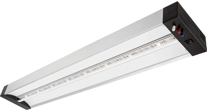 Lithonia Lighting Linkable LED Grow Light for Indoor Plants with Hangers Color-Changing 24-inch 29 Watts