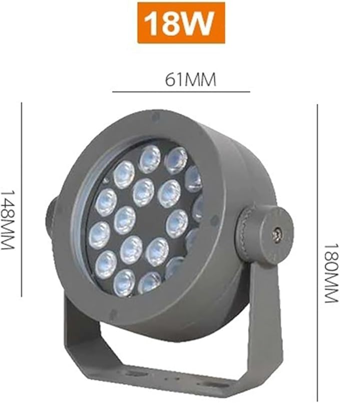 LED Floodlight - Outdoor Spotlight Spotlight Led Beam Light IP65 Waterproof Tree Lights Landscape Lights for Garden Lawn Patio Villas Path Park Landscape Lighting(Blue18W-AC220V)