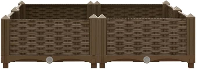 SKM Raised Bed Raised Bed 31.5x31.5x9.1 Polypropylene-6524