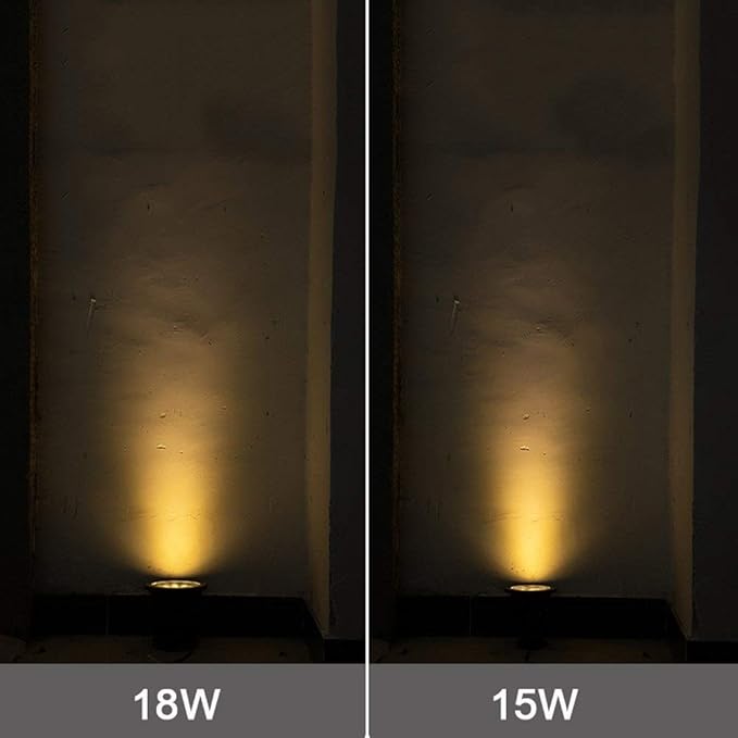 Recessed IP67 Waterproof Aluminum Outdoor Lawn Spotlight Tempered Glass COB Super Bright Tree Lamp Projection Lamp Courtyard Garden Building Wall Community Plant External Spot Lamp Integrated