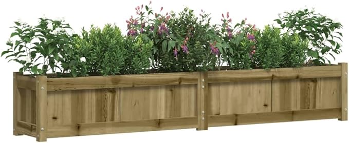 Garden Planter Natural Large Pinewood Wire Welded Mesh Galvanized Steel Fencing for Landscape Raised Garden Bed Retaining Walls &amp Fences