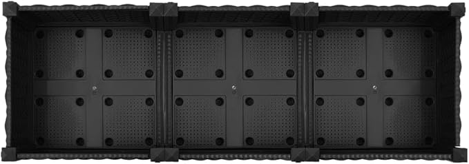 Cultivation RoomPatio Garden Home DecorVegetable planters for Porch PatioDurable and Long-LastingRaised Bed 47.2x15.7x9.1 Polypropylene