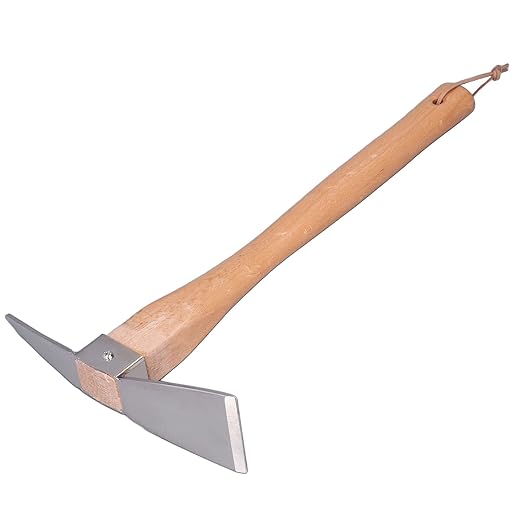 Hoe Garden Tool Pick Axe Wood Material for Courtyard for Pot Culture for Gardening