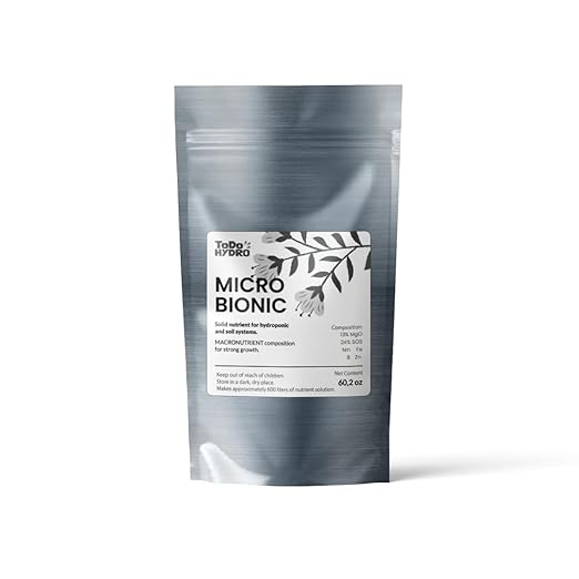 ToDo Hydro Macrobionic and Microbionic Solid Nutrient Solution Big Yields (Yield 320 gal)