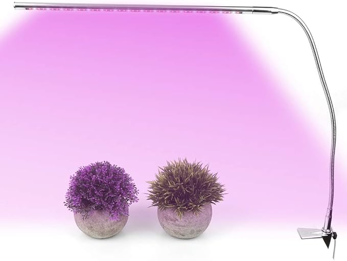 Tyenaza Grow Light Folding USB Powered Plant Growing Light Lamps with Clamp for Indoor Garden Greenhouse