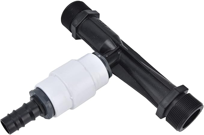 G2 External Thread Venturi Fertilizer with Check Valve Agriculture Fertilizer Injector Irrigation Tool for Garden