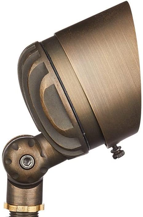 VOLT Cast Brass G4 Infiniti 40 (500 Lumens) 12V LED Outdoor Spotlight 4-Pack Expansion Kit for Low Voltage Landscape Lighting