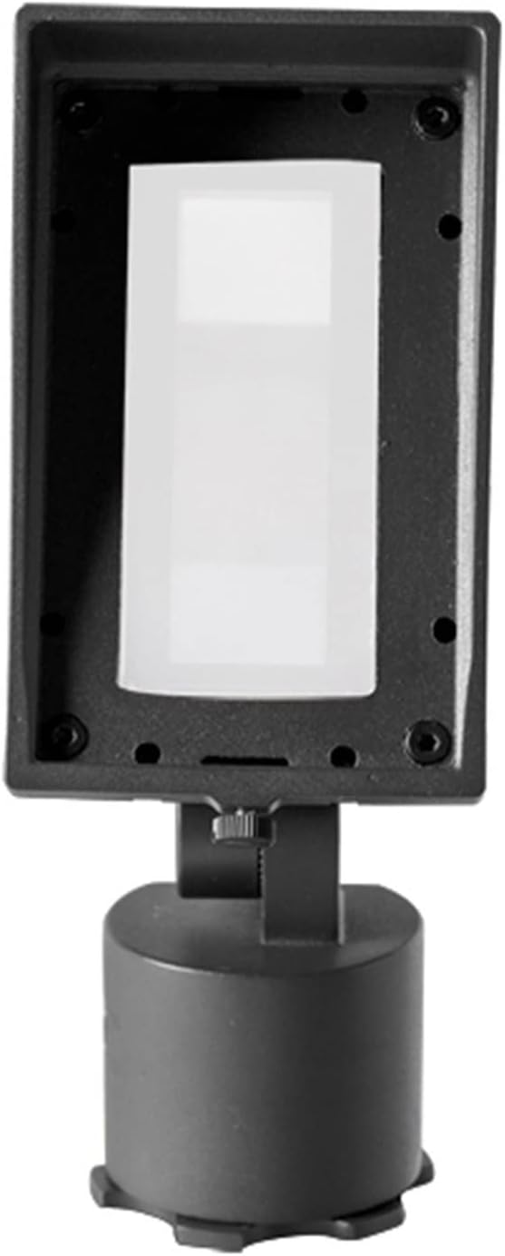 WAC Landscape Lighting Wall Wash Light LED 12V with Adjustable Beam Angle and Integral Brightness Control 3000K in Black