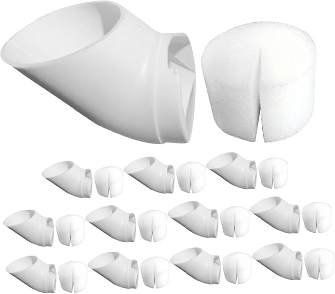 Happyyami Hydroponic Planting Cups Plant Containers Mesh for Hydroponics Growing Tower Cup