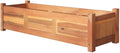 Garden Planter Raised Bed Acacia Wood Patio Flower Plant Vegetable Bed with Slatted Bottom Wooden Lawn Backyard Outdoor Patio DIY Decor 39.4 x 11.8 x 9.8