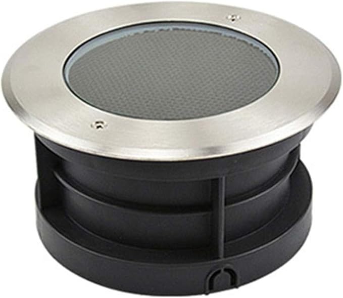 Underground Light LED 85-265V Beam LED Floodlight IP67 Waterproof Wall Washer Glare-Free Round Outdoor recessed spotlights Easy to Install Landscape Light Main Power (Blue 15W)