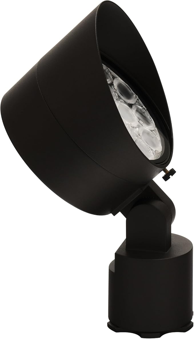 WAC Lighting LED Colorscaping Smart App Controllable Landscape Lighting with RGBWW Color Changing and Tunable White Power Accent 14W Light in Black