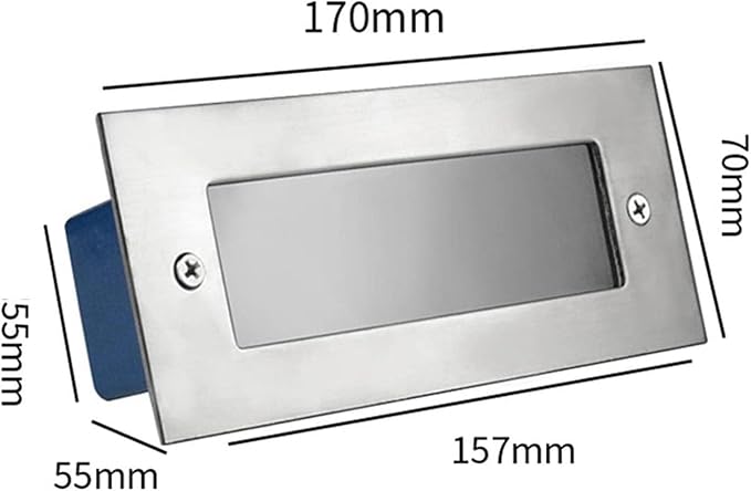 Underground Light LED - LED Beam Spotlight Rectangular LEDs Beam Spotlight IP65 Waterproof LEDs Narrow Beam Spotlights 3W Outdoor Wall Light Landscape LightiWarm White 3W 12V
