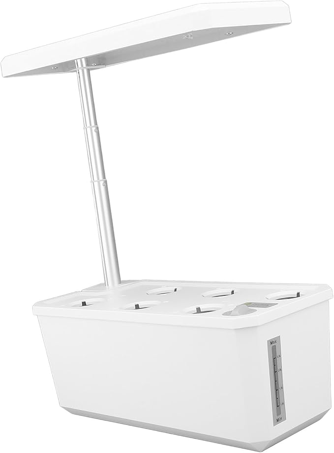 Hydroponics Growing System Automatic Control 100-240V Simple Operation ABS Intelligent Hydroponics Growing Machine for Kitchen (White) DAUZyh15pgqixr-12