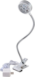US Plug Indoor Garden Plant Grow Flexible Neck 7W LED Clip Desk Light Lamp Bulb (id: 7e9 ee5 cfe 0de 510