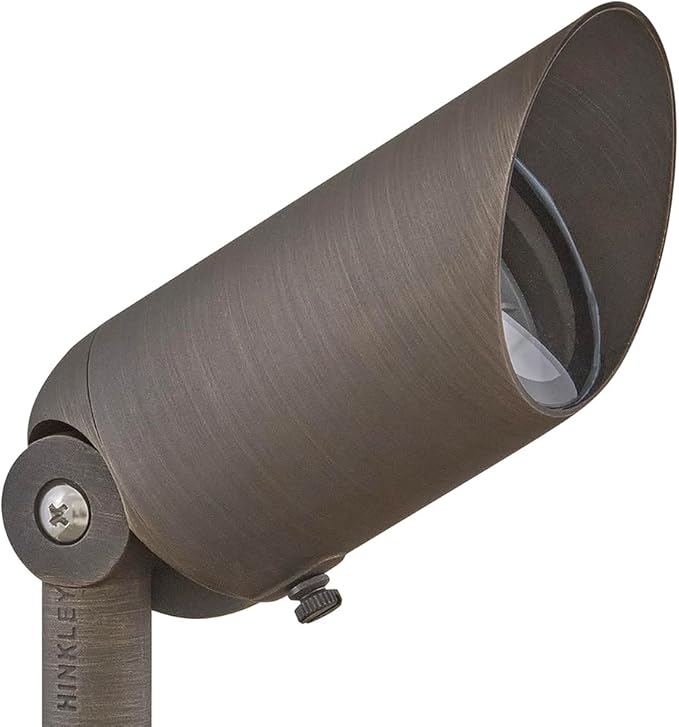 Hinkley Landscape Lighting Hardy Island 1536MZ Spot Light MR16 LED Bulb Required 50w Matte Bronze Clear Lens