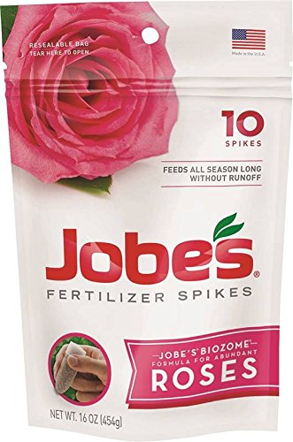 Jobe's 04102 Rose Fertilizer Spikes 10 Multicolor (2 Pack)