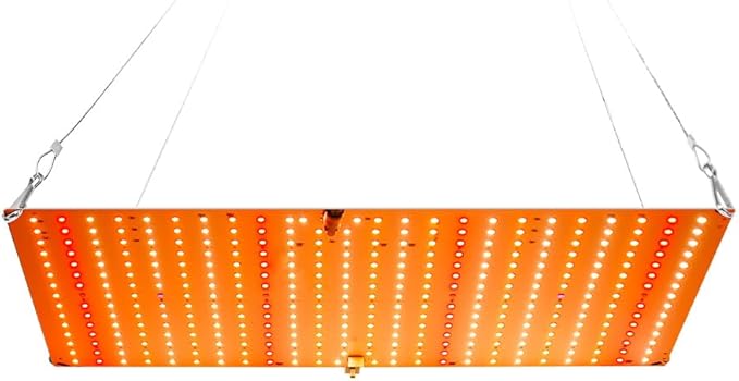 250W LED Full Spectrum Planting Lamp AC100-277V Sunlight Hydroponic Seed Filling Lamps UV/IR 2 Mode Greenhouse Tent Flower Fruit Vegetable Moss Cactus Planting Lighting US Standard Plug Hook