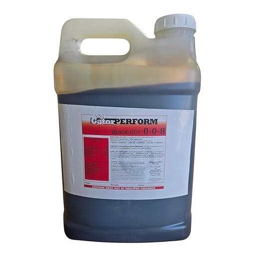 Black-Out 0-0-8 Liquid Fertilizer 2.5 Gallons with Humic Acid Fulvic Acid and Seaweed Extract