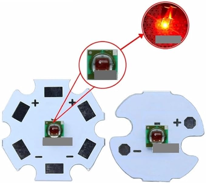10PCS XPPEE R3 1-3W 3535 red LED Emitter Diode Red 620-625nm LED Plant Grow emitter with 10mm PCB Board