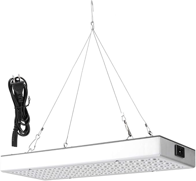 LED Plant Lamp Full Spectrum Growing Light with 75 LED Beads 25W Plant Growing Light for Gardens Greenhouses Horticulture