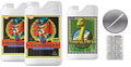 Advanced Nutrients Connoisseur Grow A and B 4 Liter &amp Ancient Earth Organic 1 Liter Bundle with Conversion Chart and 3mL Pipette