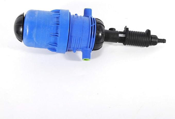 TFCFL Adjustable Automatic Fertilizer Injector Water Powered Chemical Liquid Doser Dispenser 20-2500 L/H Drip Irrigation Injector Dosing Pump for Industry Garden Hose Livestock Blue