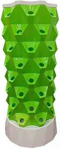Hydroponics Growing Sys-temHydroponics TowerAquaponics Grow Sys-tem With 48/64/80 Growing Points Aeroponics Growing Kit for Fruits and Vegetables with Hydrating Pump TimerGreen-64Pots