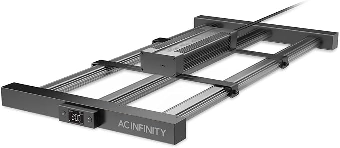 AC Infinity IONFRAME EVO3 Samsung LM301H EVO Bar LED Grow Light 2x4 840 Diodes with Schedule Controller 280W Full-Spectrum Commercial Plant Lights for Indoor Growing in Grow Rooms &amp Greenhouse