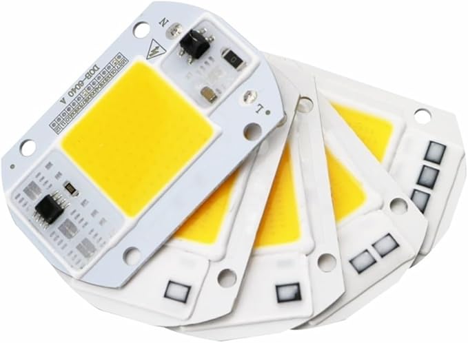 Landscape Lights LED COB Lamp Chip 10W 20W 30W 40W 50W AC 220V Smart IC LED Beads DIY for LED Floodlight Spotlight Cold White Warm White LED Street Lamp (Color : Cold White Size : 30W)