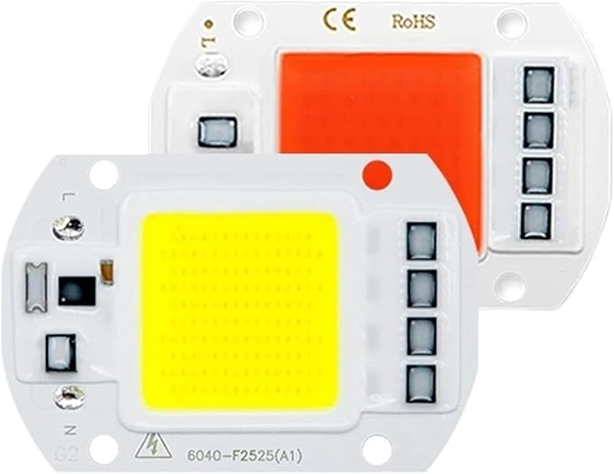 10Pcs/lot LED Chip Diode 110V 220V LED Lamp No Need Driver for Flood Light Spotlight LED Full Spectrum Plant Growth Lamp chip(Grow Light220V_30W)