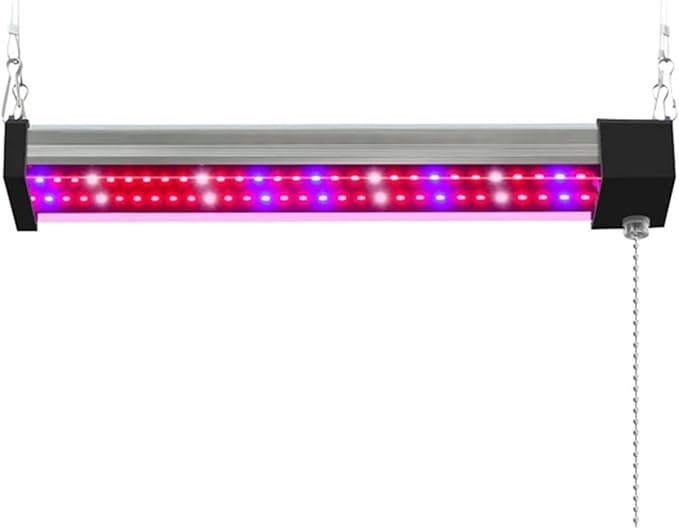 LED Plant Grow Light Full Spectrum Sunlight Plant Light Veg/Bloom Daisy Chain Heat Lampwith Pull Chain Switch for Plants Growing TentA100CM