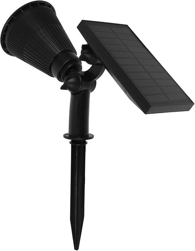 Solar Powered Spotlight Outdoor 4led Warm Light Energy-efficient Landscape Lights Waterproof Garden Yard Lawn Spotlights with 3 Modes for Patio Walkway and Driveway